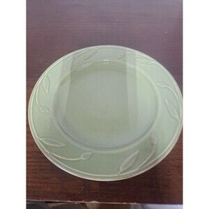 2001 Signature Housewares Sorrento Olive Green 8in Stoneware Plate By Debby...
